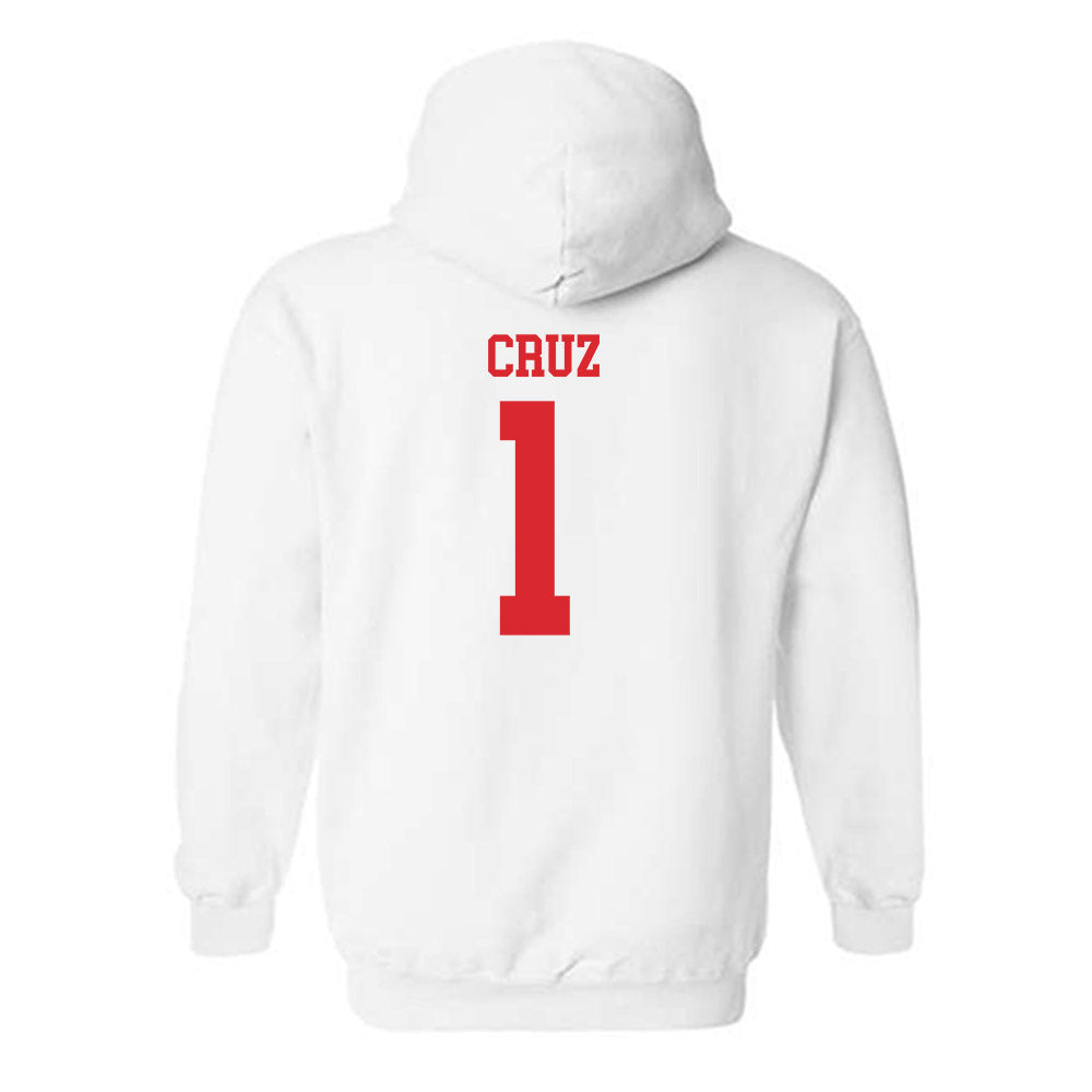 Rutgers - NCAA Baseball : Matthew Cruz - Classic Shersey Hooded Sweatshirt-1