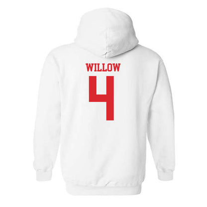 Rutgers - NCAA Women's Volleyball : Karis Willow - Classic Shersey Hooded Sweatshirt-1