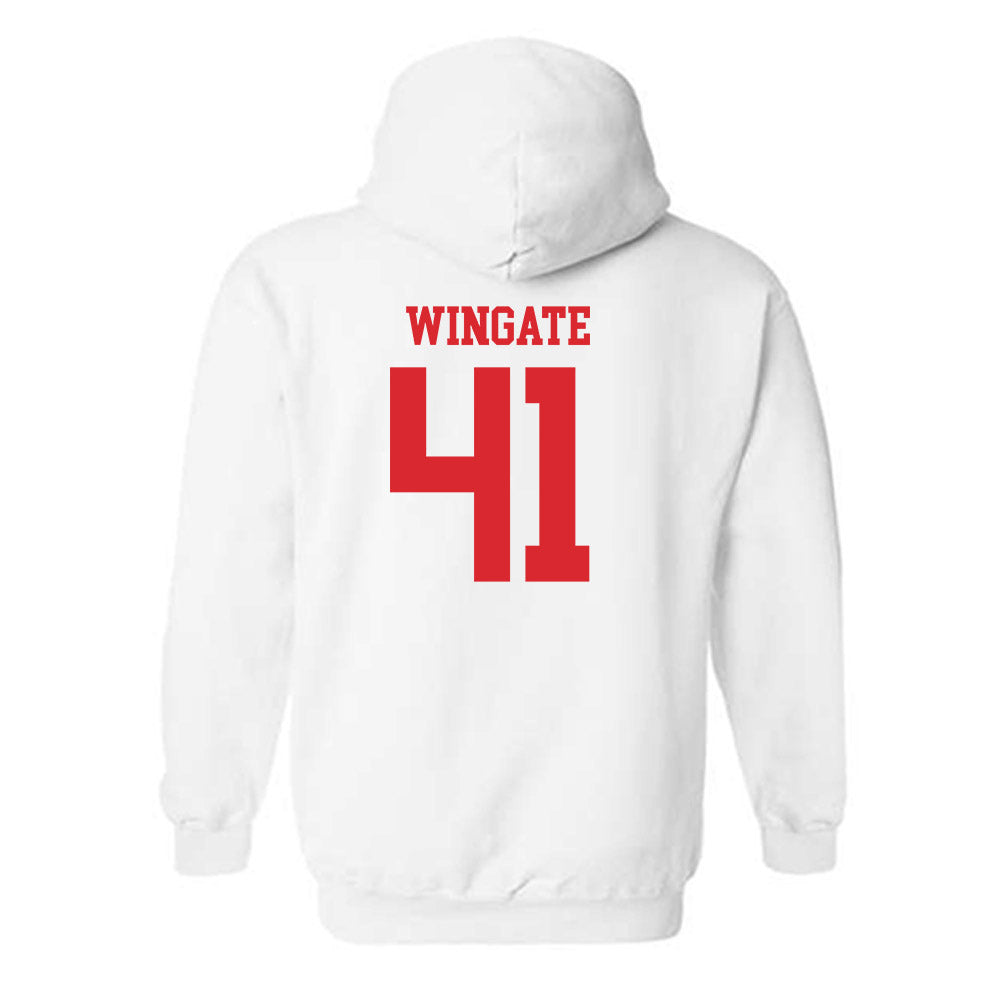 Rutgers - NCAA Football : Riley Wingate - Classic Shersey Hooded Sweatshirt-1