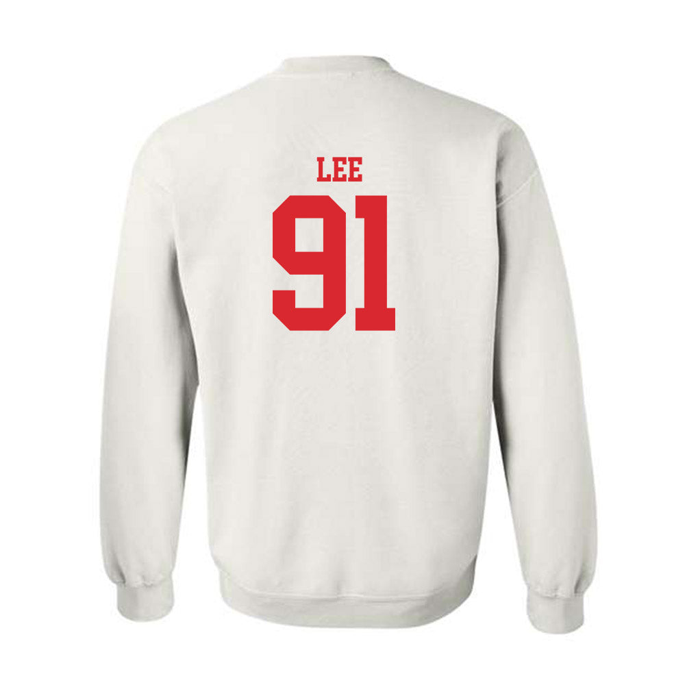 Rutgers - NCAA Football : Jaedin Lee - Classic Shersey Crewneck Sweatshirt-1