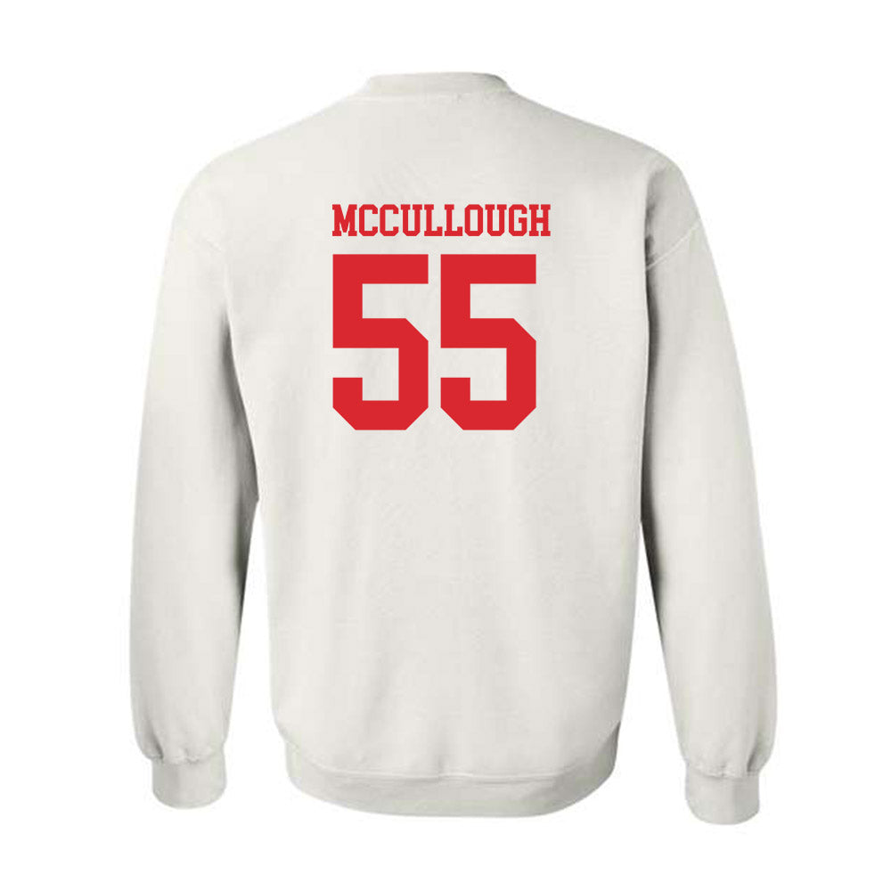 Rutgers - NCAA Men's Lacrosse : Charlie McCullough - Classic Shersey Crewneck Sweatshirt-1