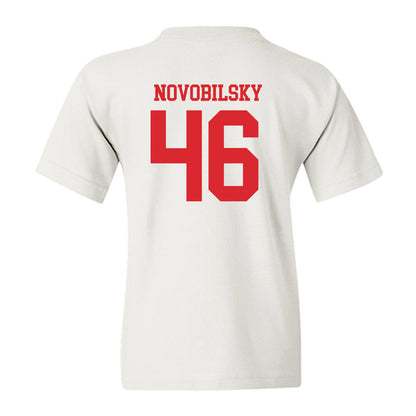 Rutgers - NCAA Baseball : Kevin Novobilsky - Classic Shersey Youth T-Shirt-1