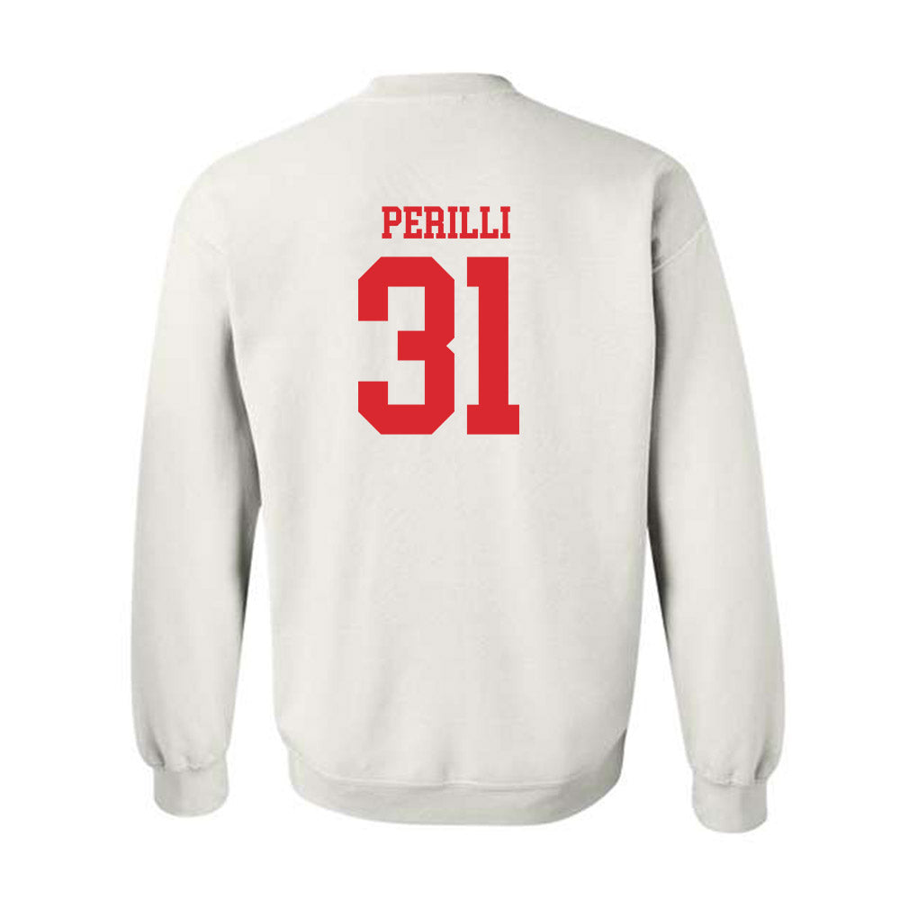 Rutgers - NCAA Baseball : Quinten Perilli - Classic Shersey Crewneck Sweatshirt-1