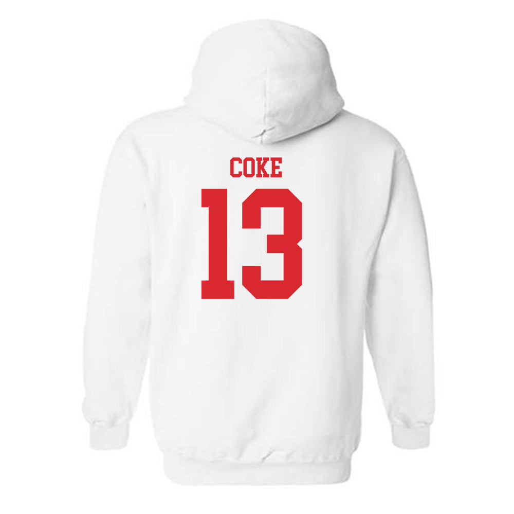 Rutgers - NCAA Football : Elias Coke - Classic Shersey Hooded Sweatshirt-1