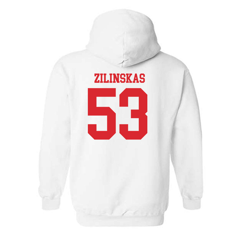Rutgers - NCAA Football : Hank Zilinskas - Classic Shersey Hooded Sweatshirt-1