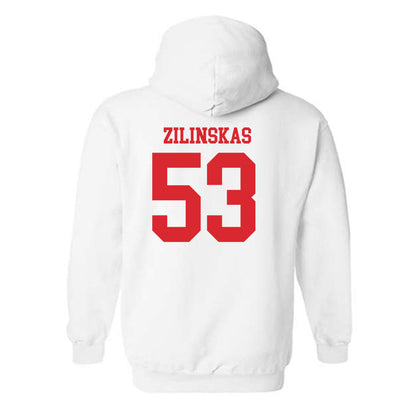 Rutgers - NCAA Football : Hank Zilinskas - Classic Shersey Hooded Sweatshirt-1