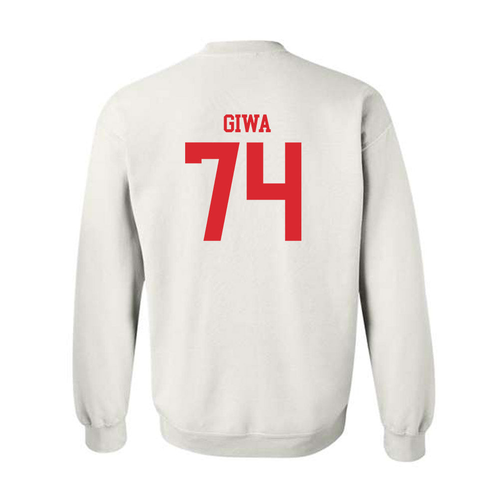 Rutgers - NCAA Football : Moshood Giwa - Classic Shersey Crewneck Sweatshirt-1