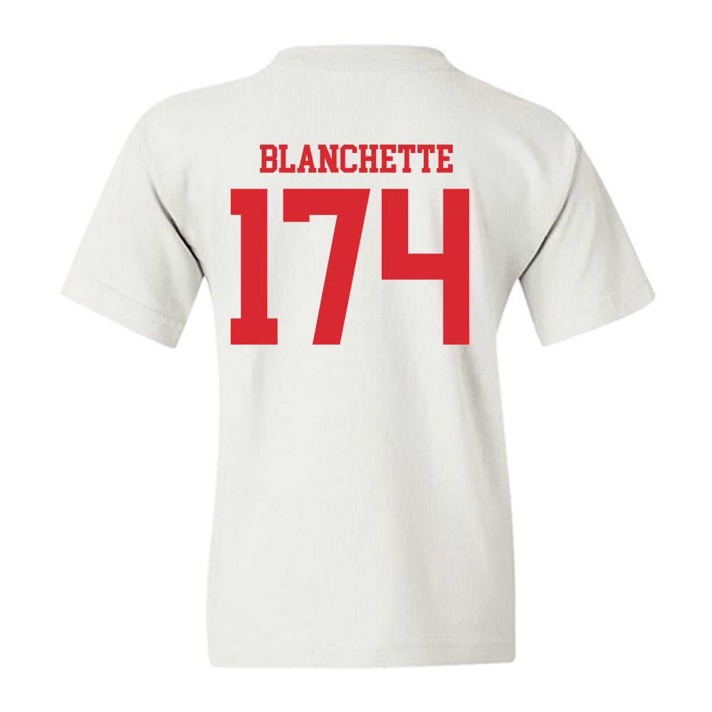 Rutgers - NCAA Wrestling : Nate Blanchette - Classic Shersey Youth T-Shirt-1