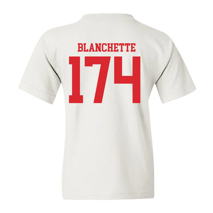 Rutgers - NCAA Wrestling : Nate Blanchette - Classic Shersey Youth T-Shirt-1