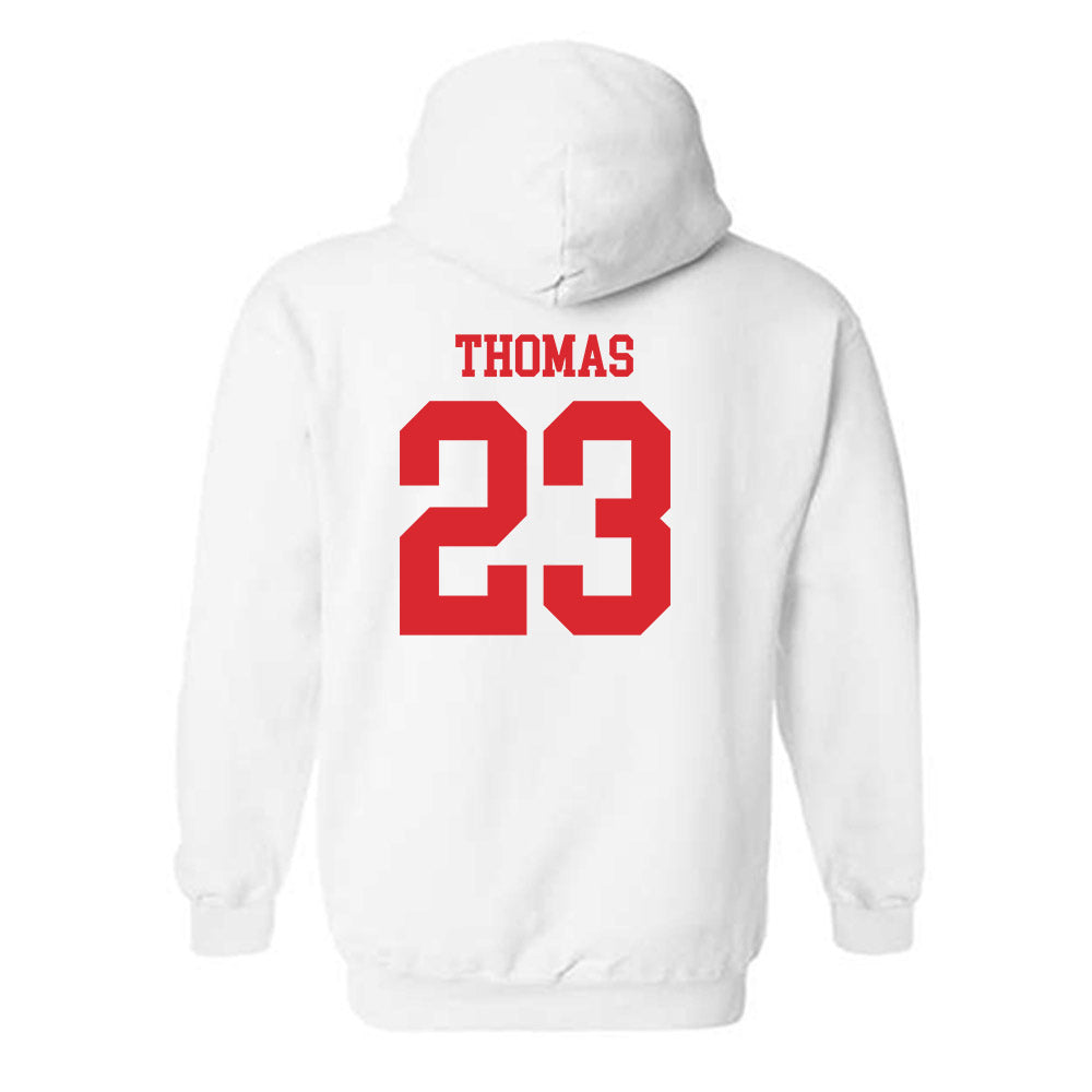 Rutgers - NCAA Women's Lacrosse : Charlee Thomas - Classic Shersey Hooded Sweatshirt-1