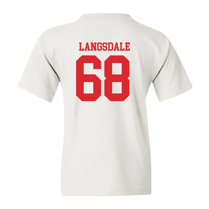 Rutgers - NCAA Football : Ryder Langsdale - Classic Shersey Youth T-Shirt-1