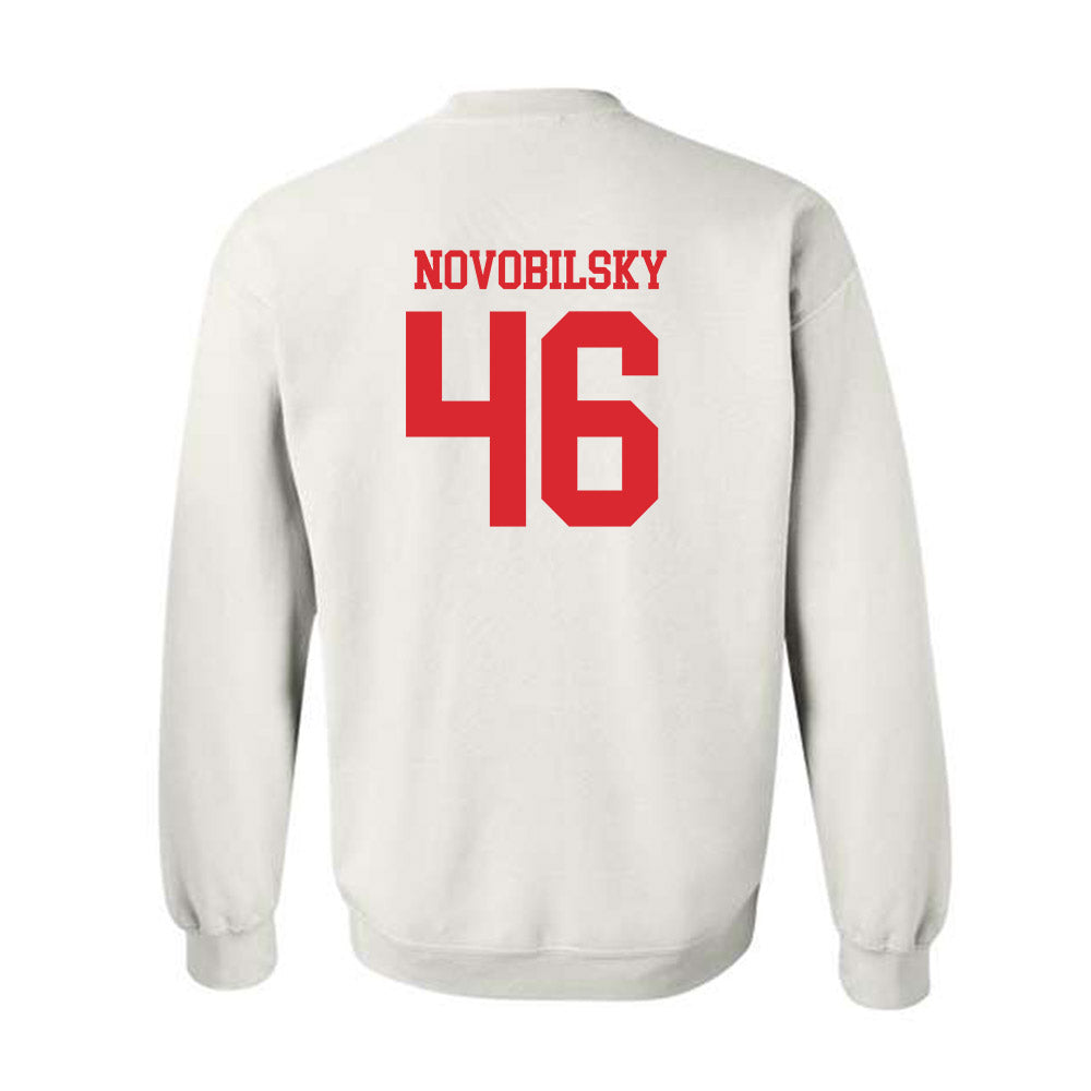 Rutgers - NCAA Baseball : Kevin Novobilsky - Classic Shersey Crewneck Sweatshirt-1