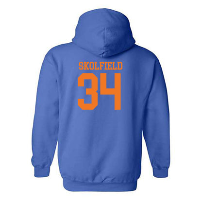 Texas Arlington - NCAA Baseball : Dylan Skolfield - Classic Shersey Hooded Sweatshirt-1