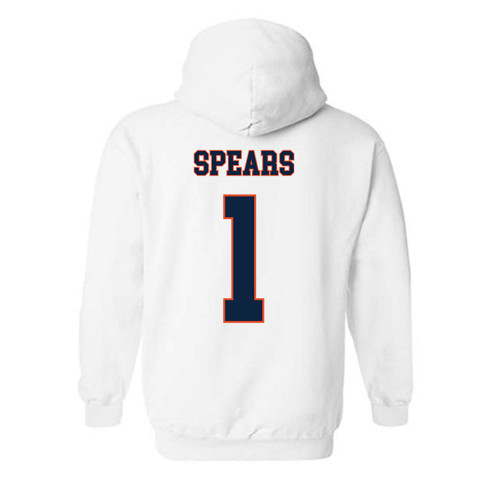 UTSA - NCAA Men's Basketball : Amir Spears - Sports Shersey Hooded Sweatshirt-1