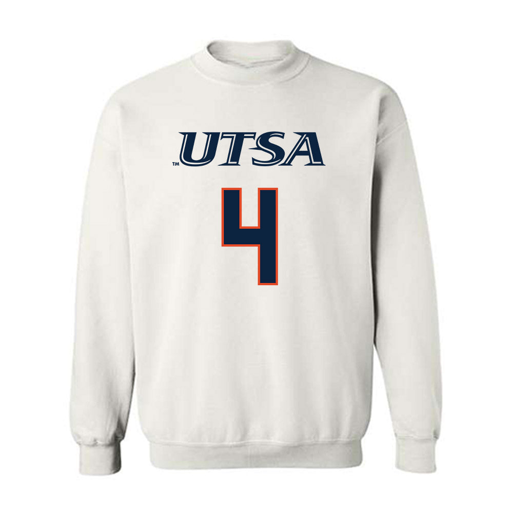 UTSA - NCAA Men's Basketball : Brent Moss - Sports Shersey Crewneck Sweatshirt-0
