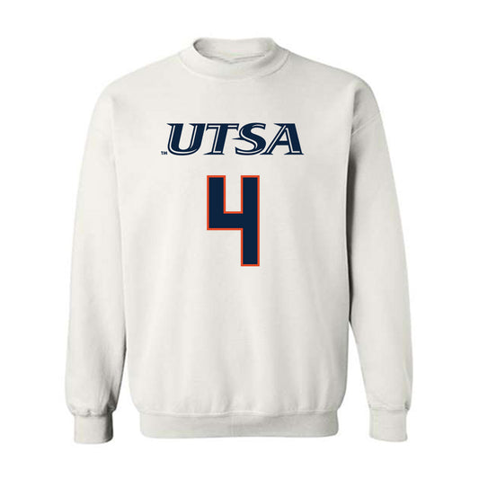 UTSA - NCAA Men's Basketball : Brent Moss - Sports Shersey Crewneck Sweatshirt-0