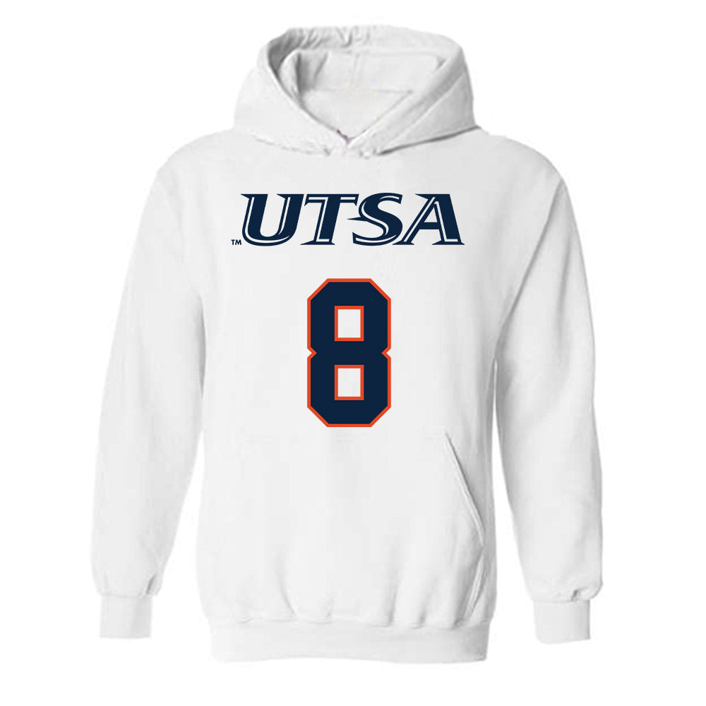 UTSA - NCAA Men's Basketball : Jayson Peterson - Sports Shersey Hooded Sweatshirt-0