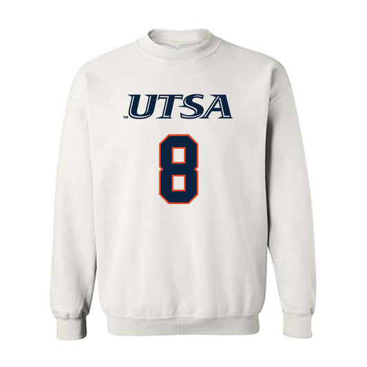 UTSA - NCAA Men's Basketball : Jayson Peterson - Sports Shersey Crewneck Sweatshirt-0