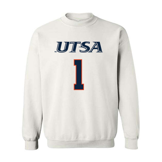 UTSA - NCAA Men's Basketball : Amir Spears - Sports Shersey Crewneck Sweatshirt-0