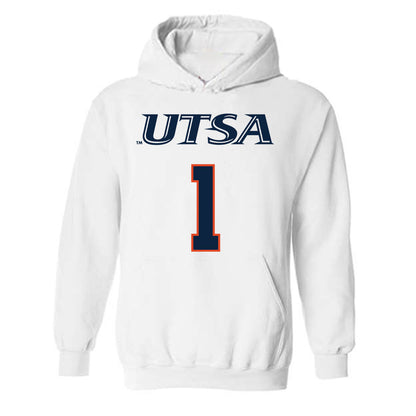 UTSA - NCAA Men's Basketball : Amir Spears - Sports Shersey Hooded Sweatshirt-0