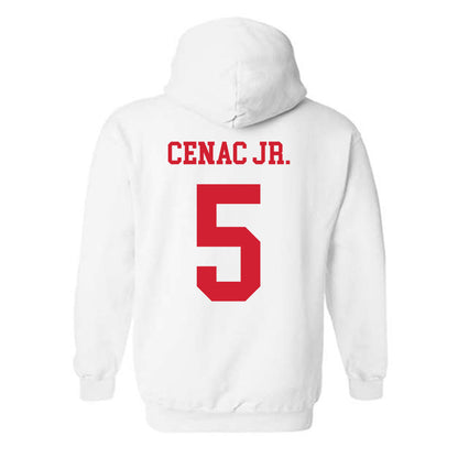 Houston - NCAA Men's Basketball : Chris Cenac Jr. - Classic Shersey Hooded Sweatshirt-1