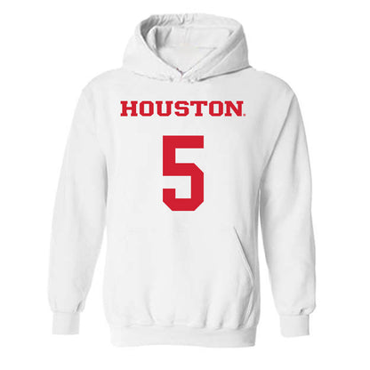 Houston - NCAA Men's Basketball : Chris Cenac Jr. - Classic Shersey Hooded Sweatshirt-0