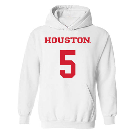 Houston - NCAA Men's Basketball : Chris Cenac Jr. - Classic Shersey Hooded Sweatshirt-0