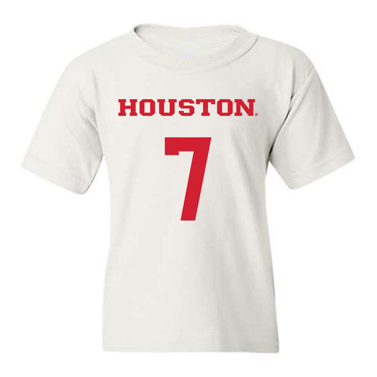 Houston - NCAA Men's Basketball : Milos Uzan - Classic Shersey Youth T-Shirt-0