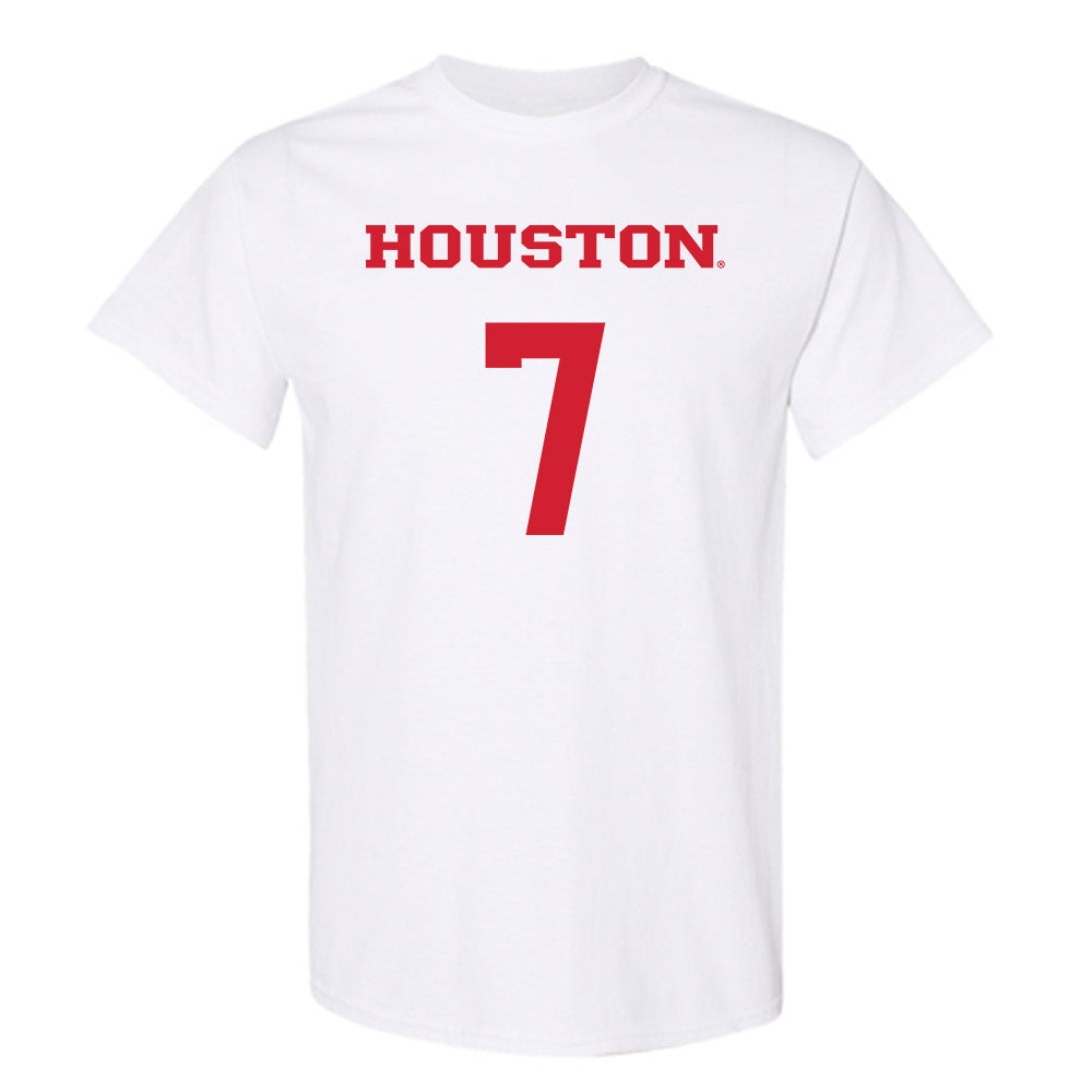 Houston - NCAA Men's Basketball : Milos Uzan - Classic Shersey T-Shirt-0