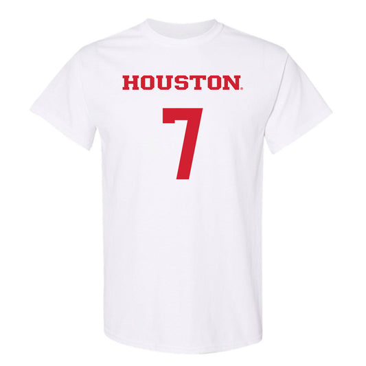 Houston - NCAA Men's Basketball : Milos Uzan - Classic Shersey T-Shirt-0