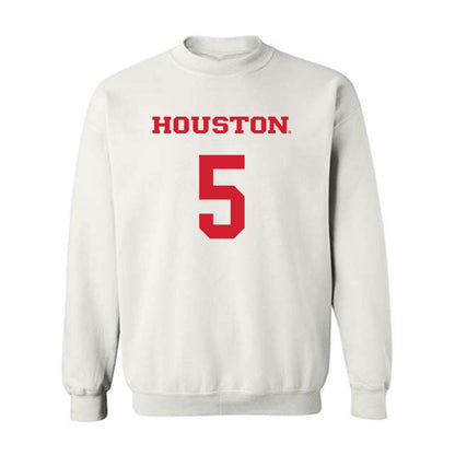 Houston - NCAA Men's Basketball : Chris Cenac Jr. - Classic Shersey Crewneck Sweatshirt-0
