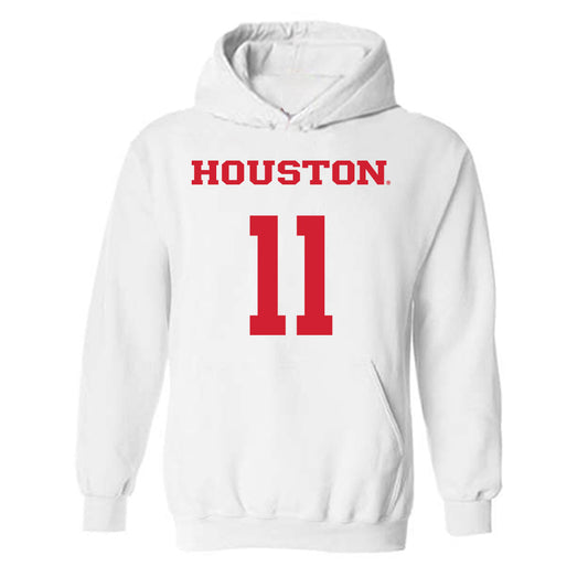 Houston - NCAA Men's Basketball : Joseph Tugler - Classic Shersey Hooded Sweatshirt-0