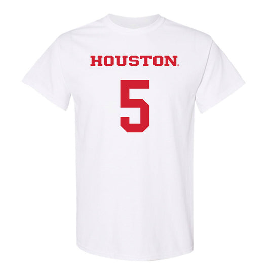 Houston - NCAA Men's Basketball : Chris Cenac Jr. - Classic Shersey T-Shirt-0