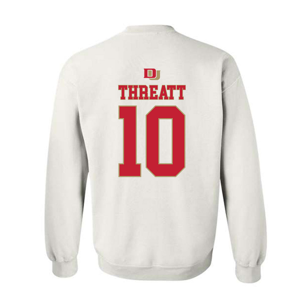 DU - NCAA Men's Basketball : Logan Threatt - Classic Shersey Crewneck Sweatshirt-1