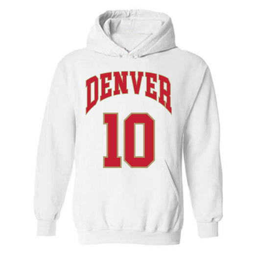 DU - NCAA Men's Basketball : Logan Threatt - Classic Shersey Hooded Sweatshirt-0