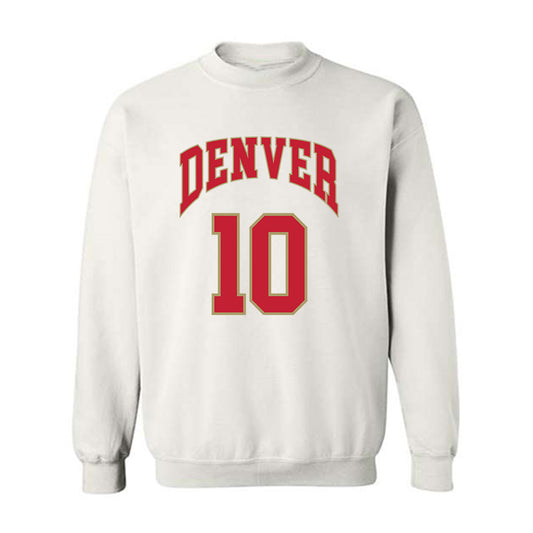 DU - NCAA Men's Basketball : Logan Threatt - Classic Shersey Crewneck Sweatshirt-0