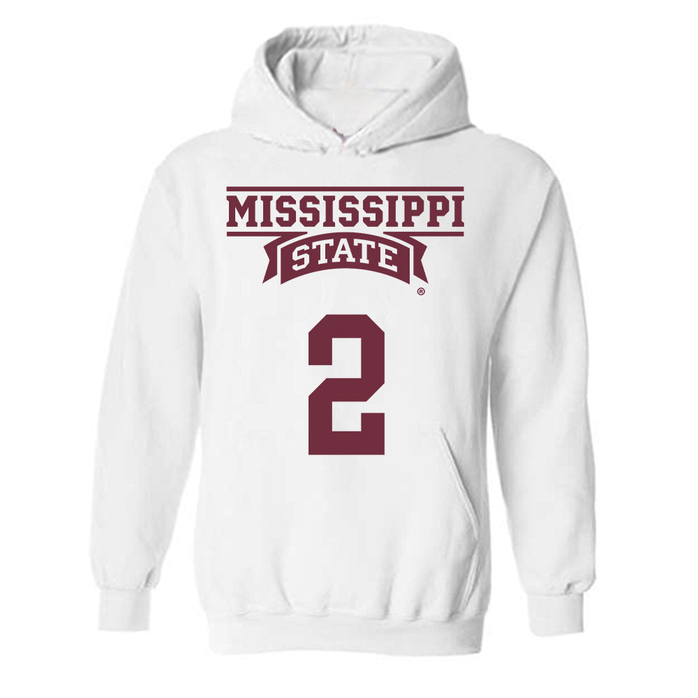 Mississippi State - NCAA Men's Basketball : Jaborri Mcghee - Classic Shersey Hooded Sweatshirt-0