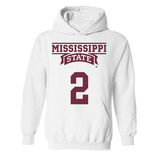 Mississippi State - NCAA Men's Basketball : Jaborri Mcghee - Classic Shersey Hooded Sweatshirt-0