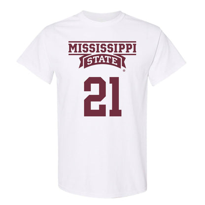 Mississippi State - NCAA Men's Basketball : Thomas Bassong - Classic Shersey T-Shirt-0