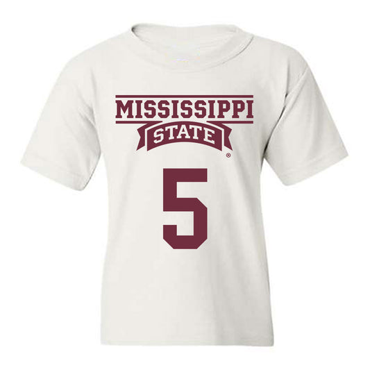 Mississippi State - NCAA Men's Basketball : Shawn Jones jr - Classic Shersey Youth T-Shirt-0
