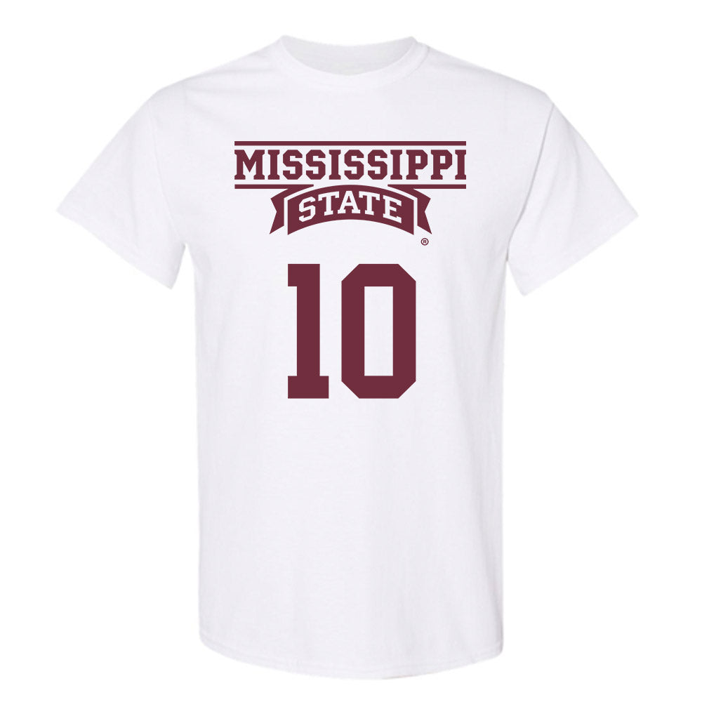 Mississippi State - NCAA Men's Basketball : Jayden Epps - Classic Shersey T-Shirt-0