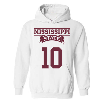 Mississippi State - NCAA Men's Basketball : Jayden Epps - Classic Shersey Hooded Sweatshirt-0
