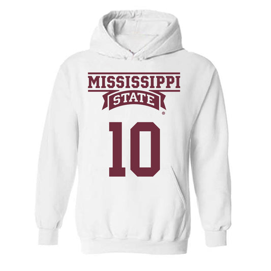 Mississippi State - NCAA Men's Basketball : Jayden Epps - Classic Shersey Hooded Sweatshirt-0