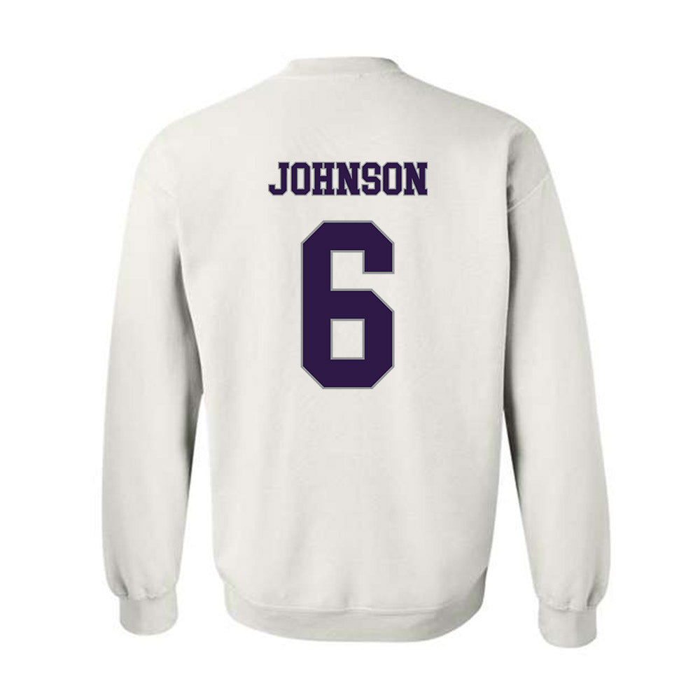 Kansas State - NCAA Men's Basketball : Marcus Johnson - Classic Shersey Crewneck Sweatshirt-1