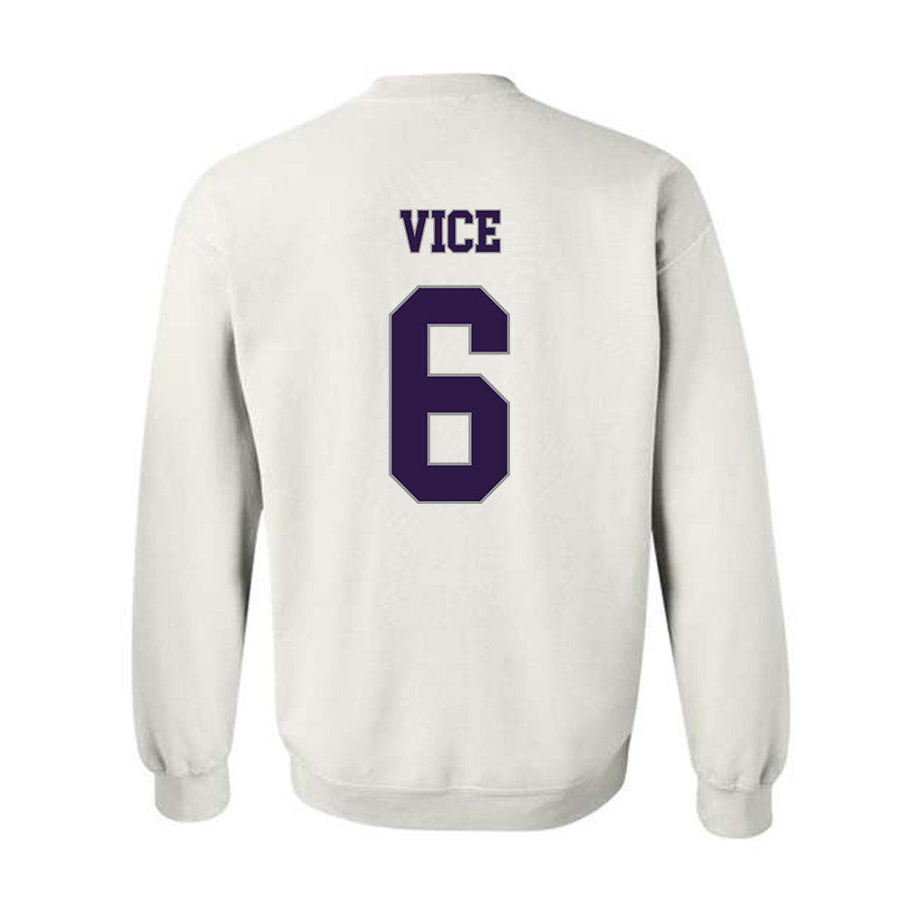 Kansas State - NCAA Men's Basketball : Brock Vice - Classic Shersey Crewneck Sweatshirt-1