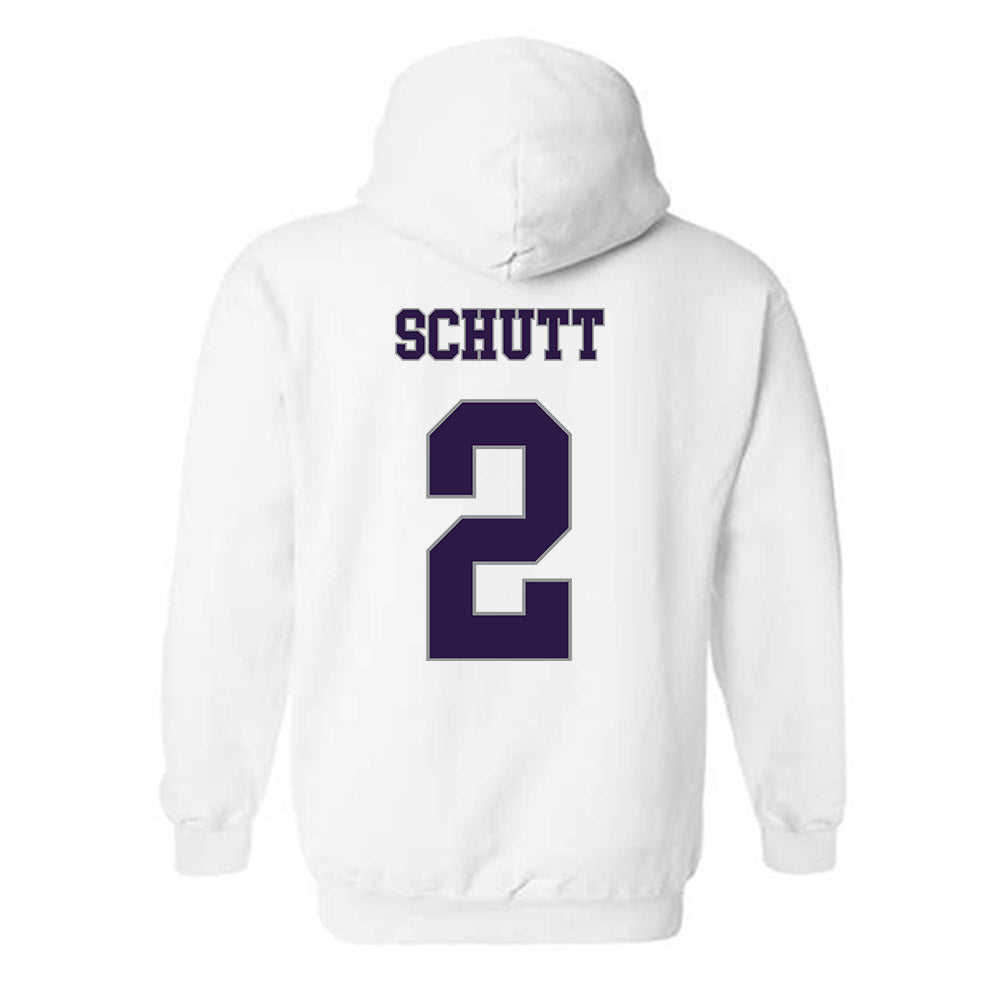 Kansas State - NCAA Men's Basketball : Jaden Schutt - Classic Shersey Hooded Sweatshirt-1