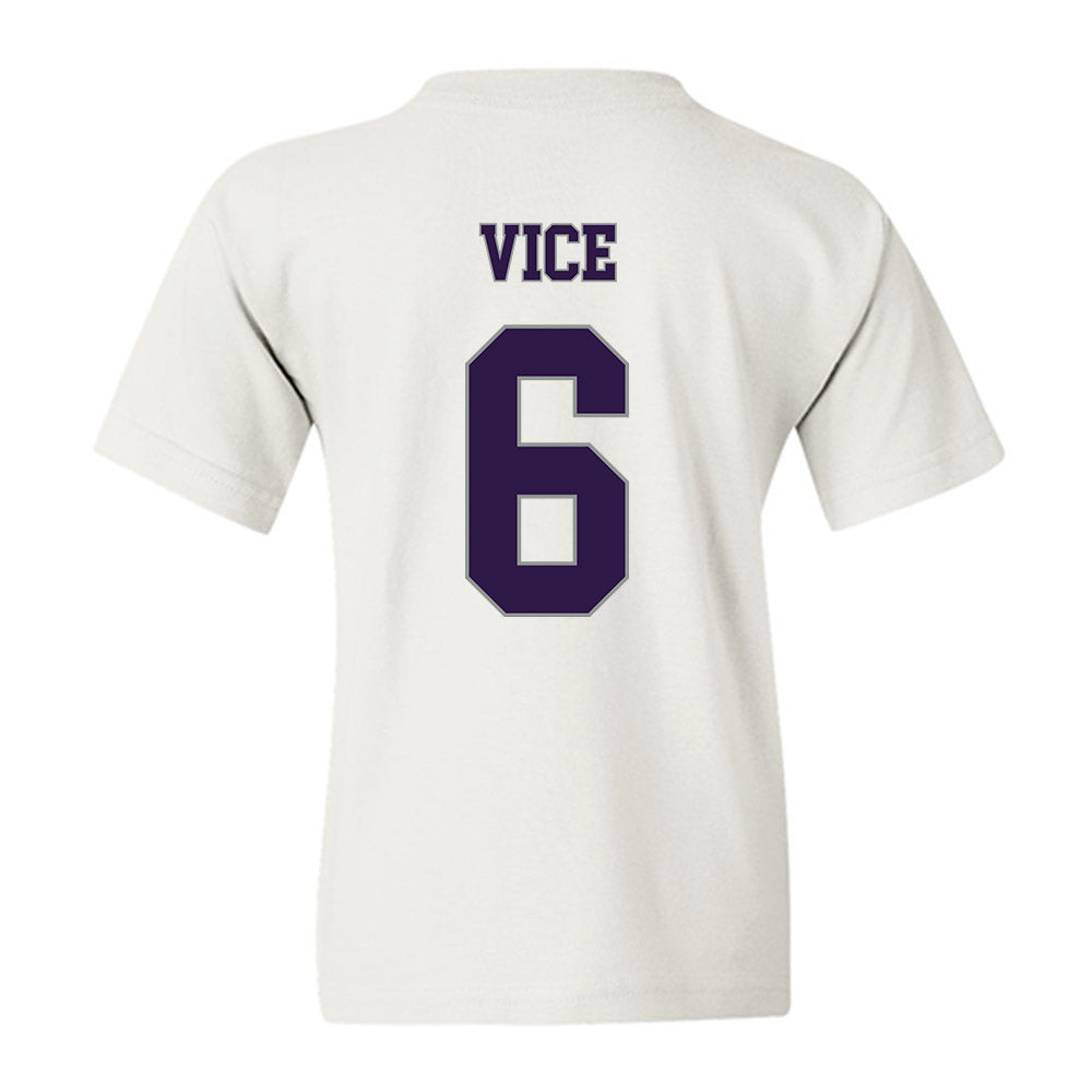 Kansas State - NCAA Men's Basketball : Brock Vice - Classic Shersey Youth T-Shirt-1