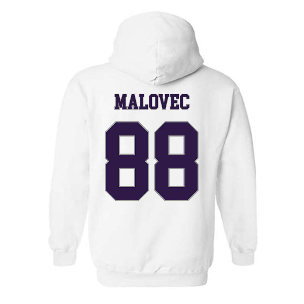 Kansas State - NCAA Men's Basketball : Timotej Malovec - Classic Shersey Hooded Sweatshirt-1