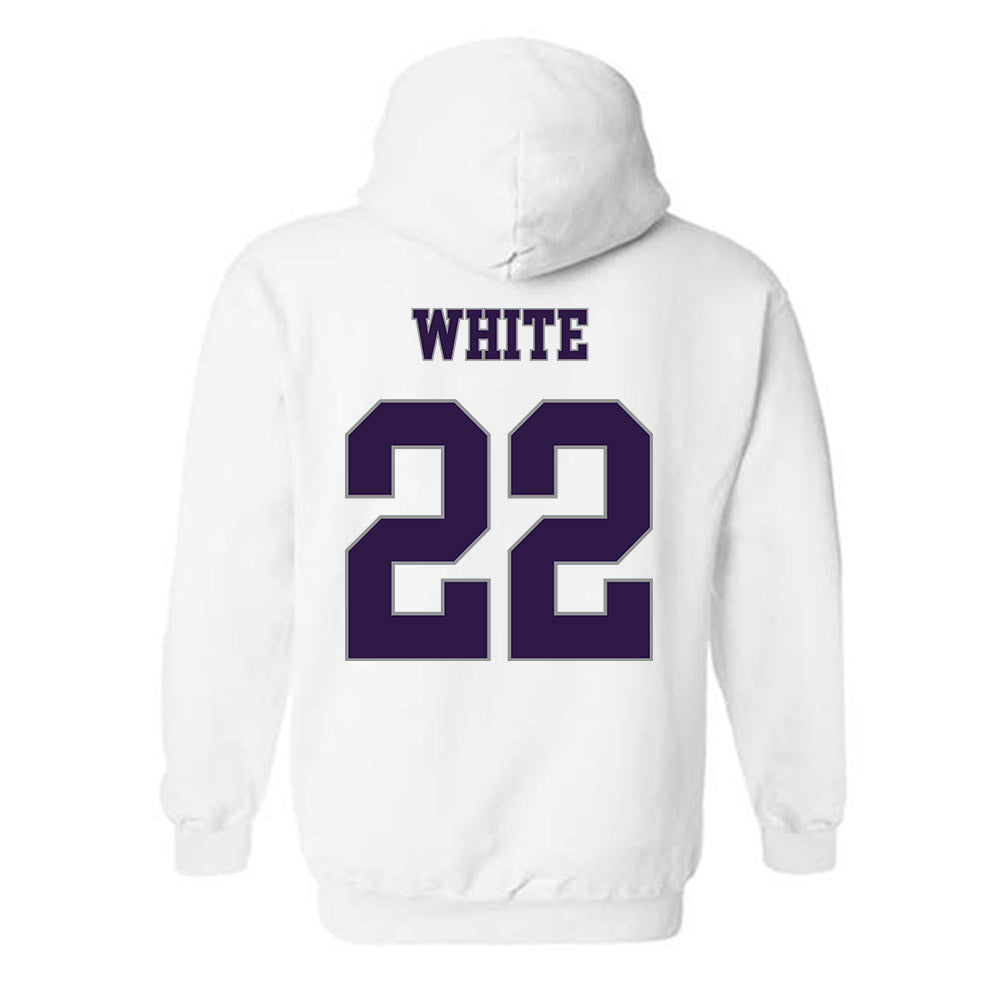Kansas State - NCAA Women's Basketball : Ramiya White - Classic Shersey Hooded Sweatshirt-1
