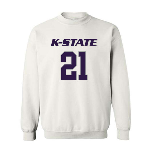 Kansas State - NCAA Men's Basketball : Khamari McGriff - Classic Shersey Crewneck Sweatshirt-0